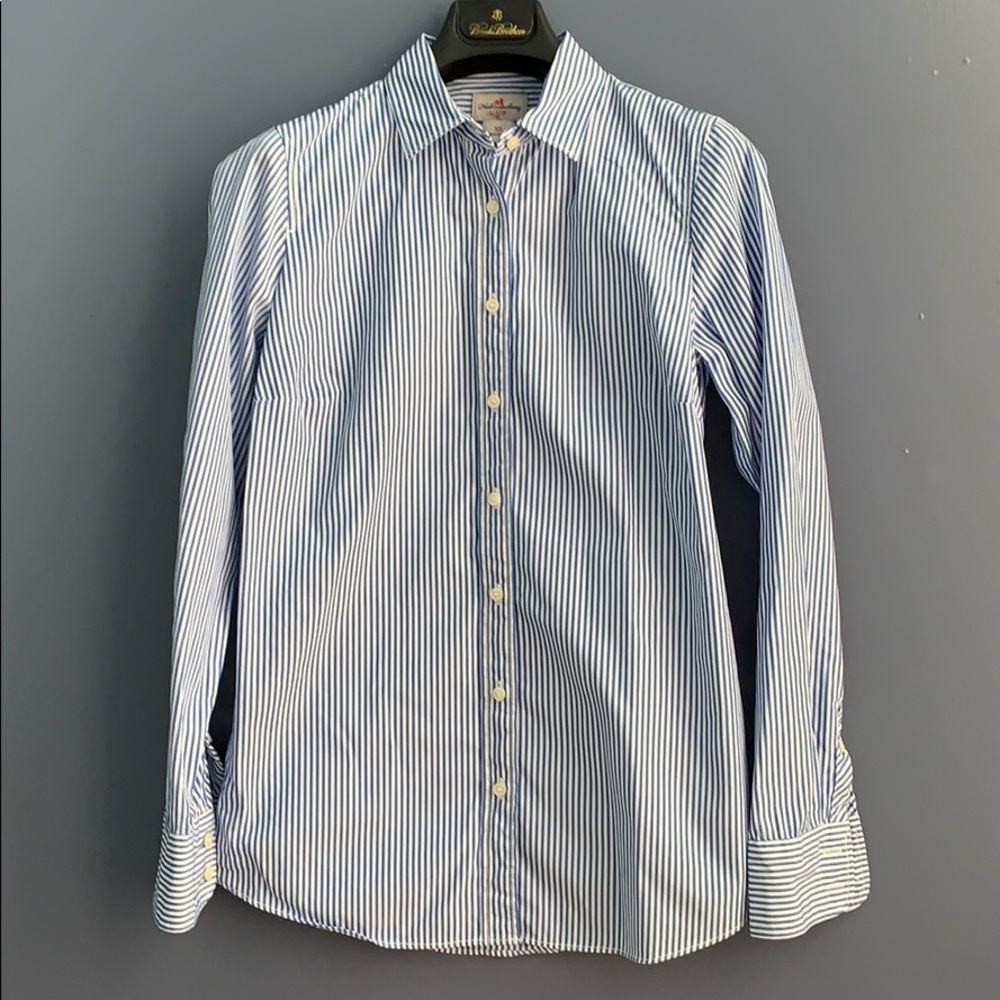 Blue & White Stripped Dress Shirt